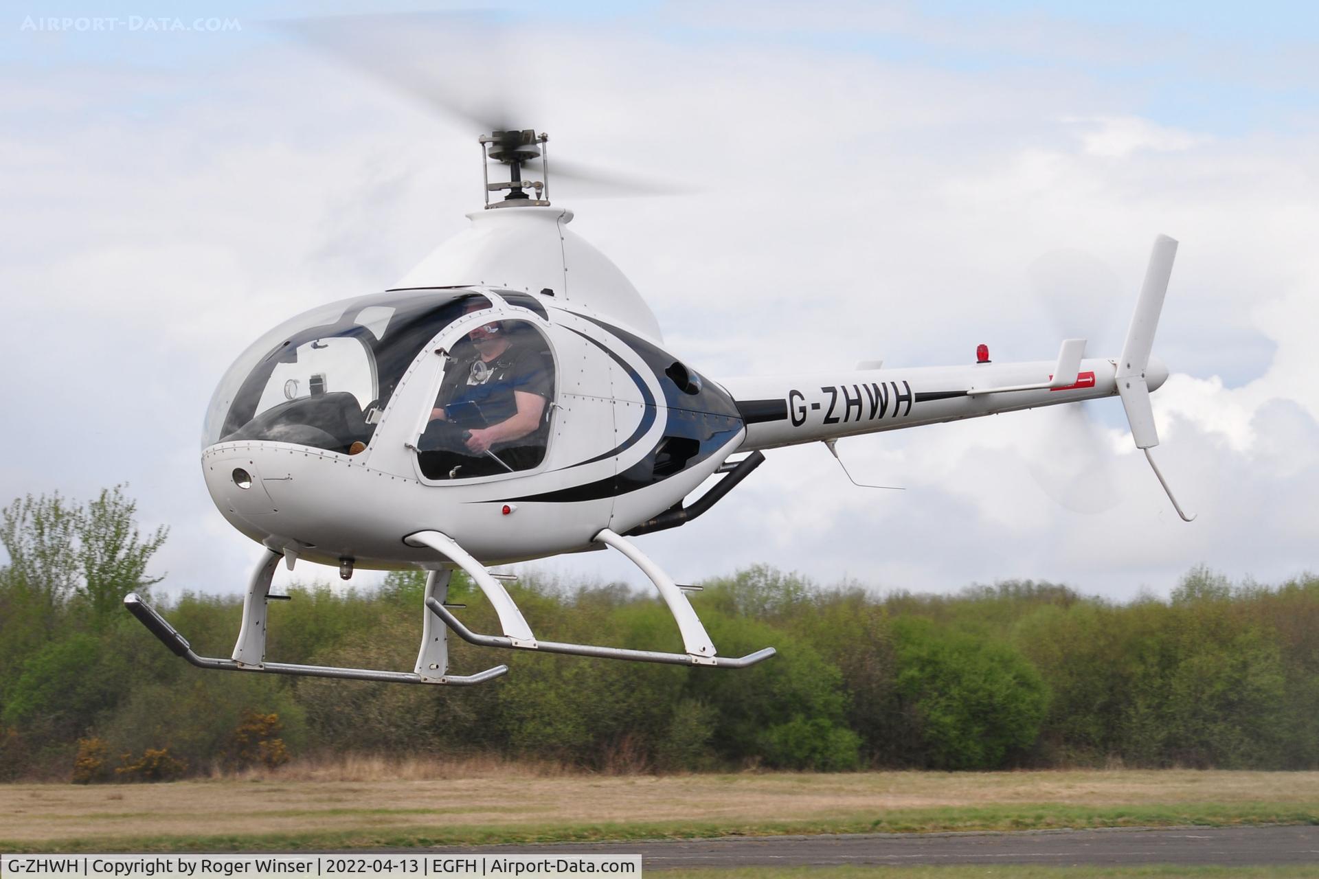 G-ZHWH, 2001 Rotorway Exec 162F C/N 6596, Visiting Rotorway helicopter.