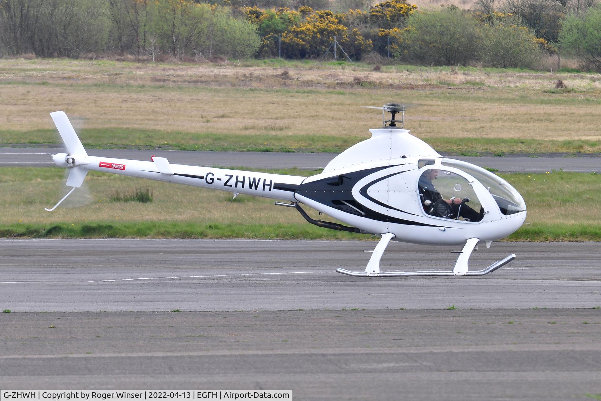 G-ZHWH, 2001 Rotorway Exec 162F C/N 6596, Visiting Rotorway helicopter.