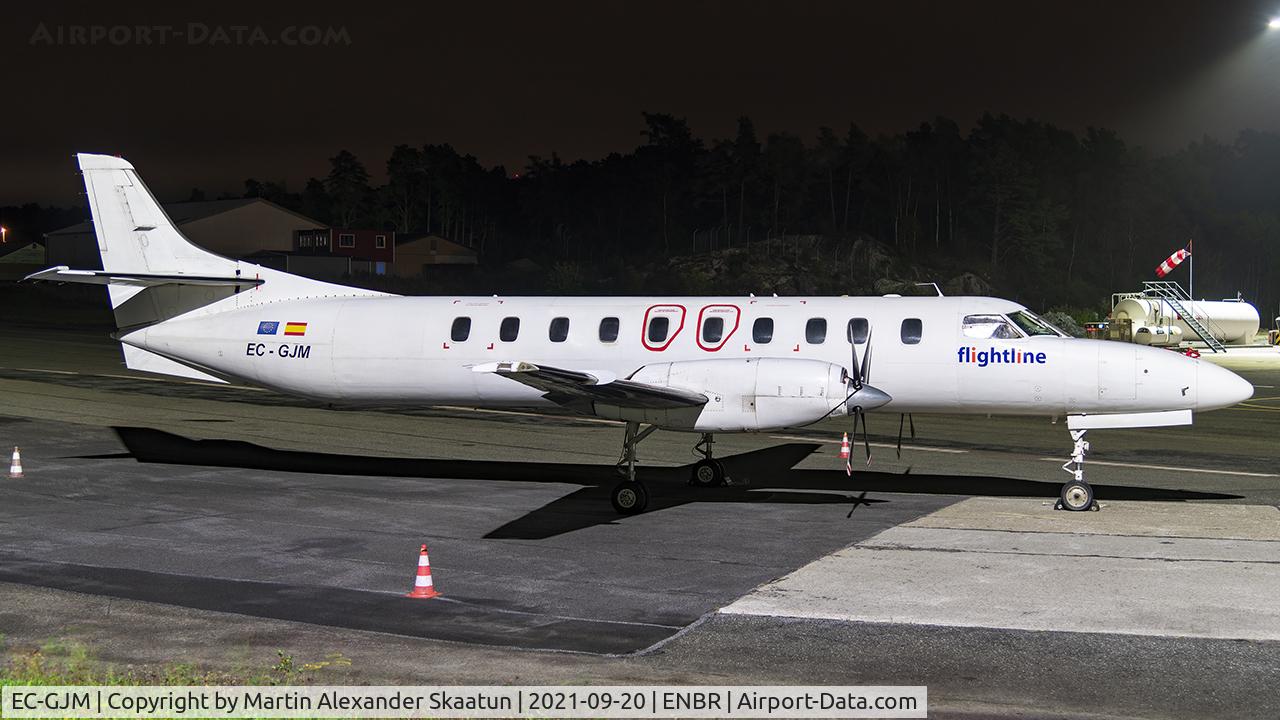 EC-GJM, 1991 Swearingen SA-227BC Metro III C/N BC-772B, Parked at the ramp.