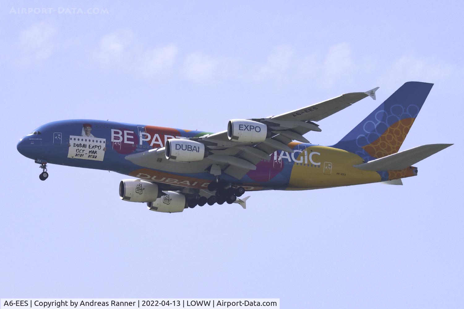 A6-EES, 2013 Airbus A380-861 C/N 140, Emirates A380