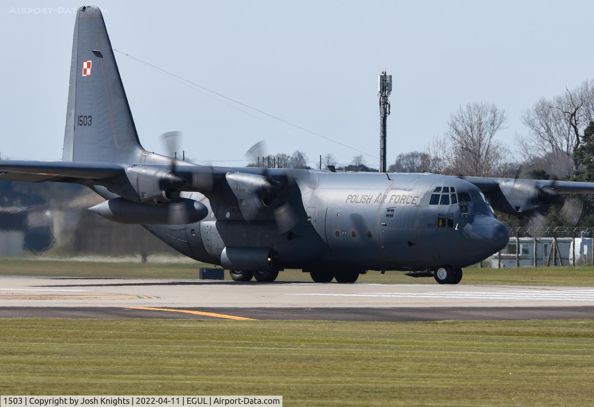 1503, 1972 Lockheed C-130E Hercules C/N 382-4426, Arriving at RAF Lakenheath.