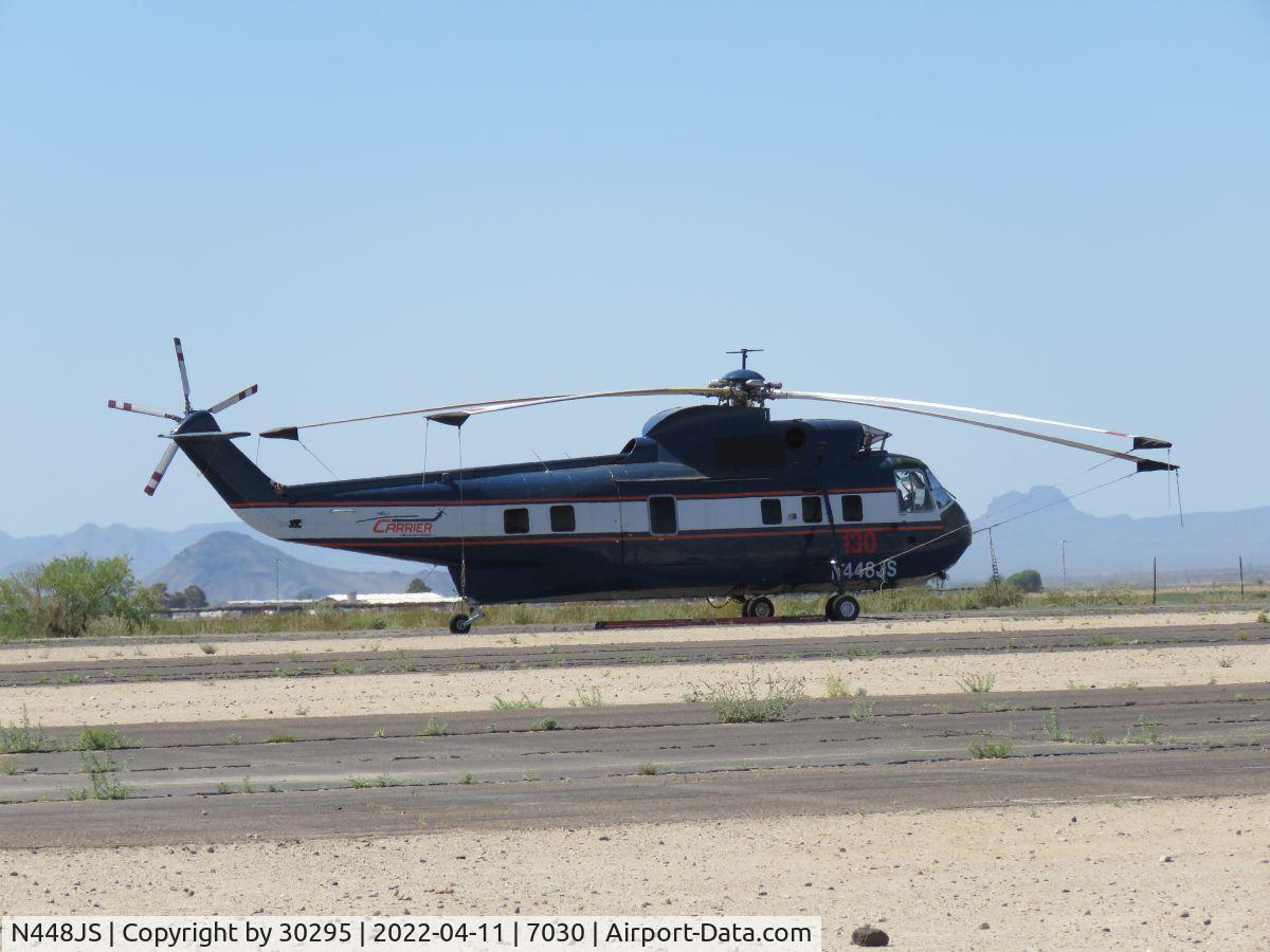 N448JS, 1968 Sikorsky S-61N C/N 61428, Parked