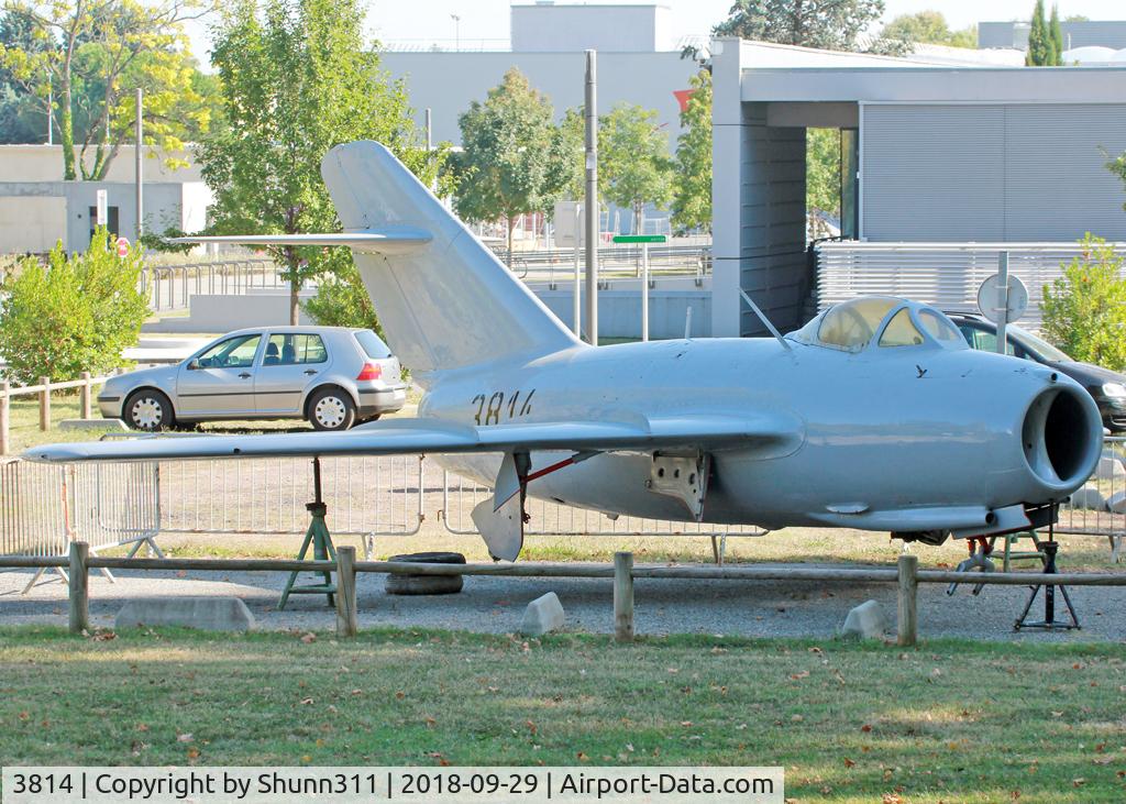 3814, Mikoyan-Gurevich MiG-15bis C/N 62384, Still preserved in Toulouse - SUPAERO School