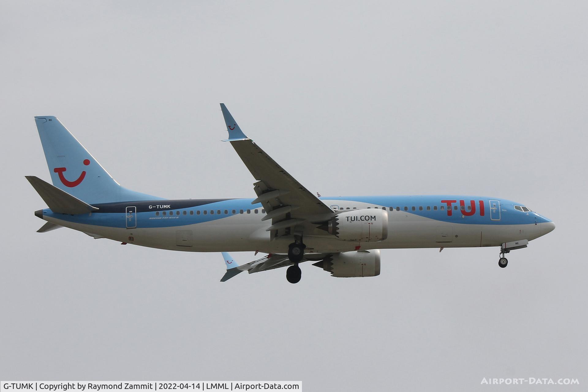 G-TUMK, 2021 Boeing 737-8 MAX C/N 44605, B737-8 MAX G-TUMK TUI Airways