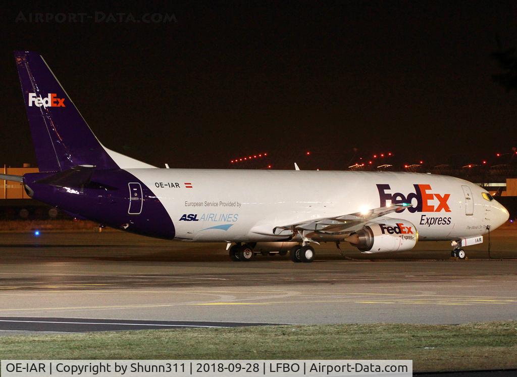 OE-IAR, 1998 Boeing 737-4M0 C/N 29208, Parked at the General Aviation for cargo operations...