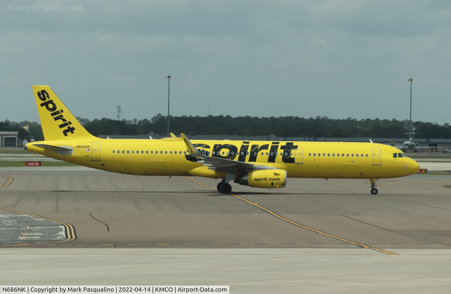 N686NK, 2018 Airbus A321-231 C/N 8141, Airbus A321-231