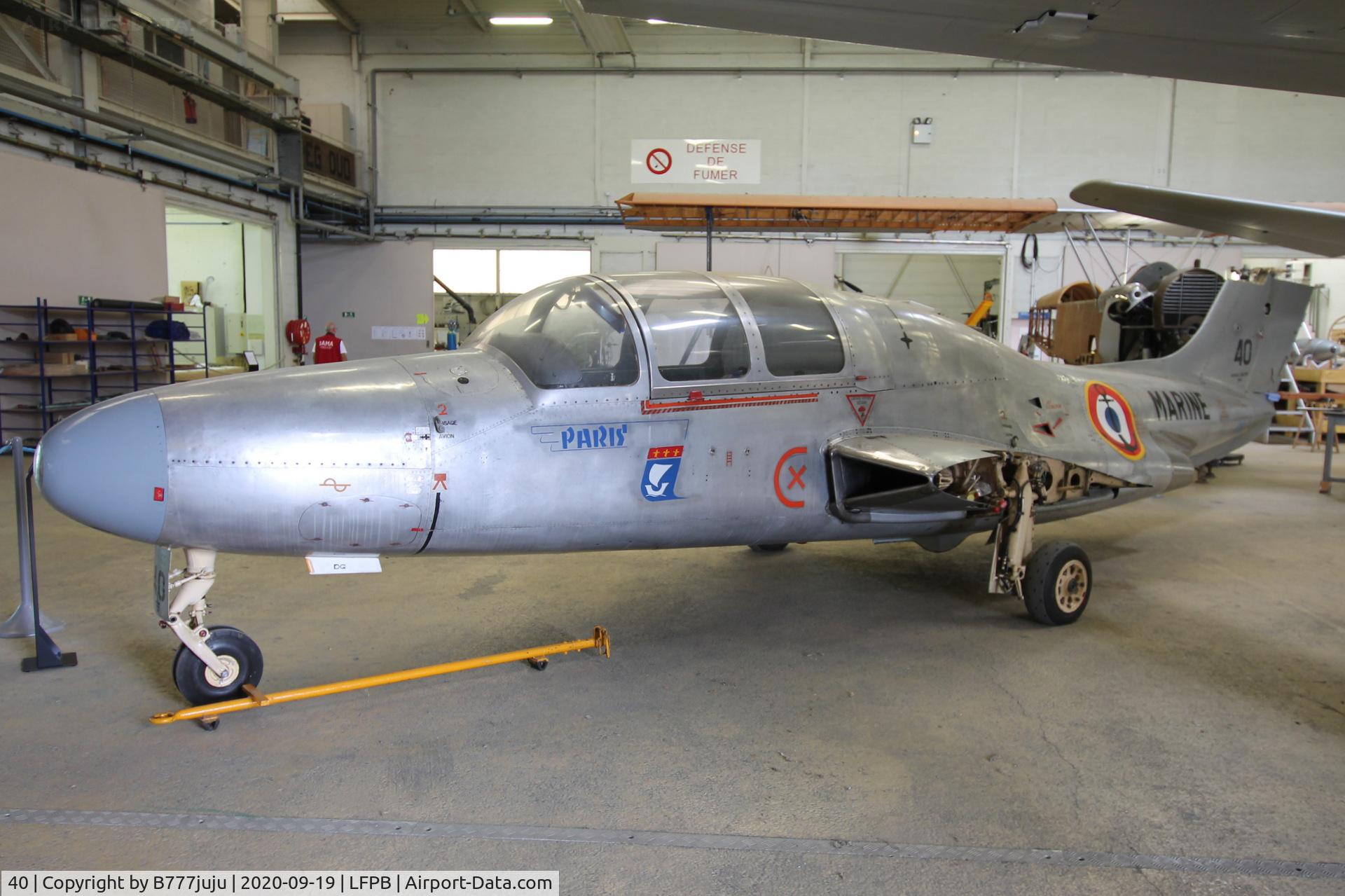 40, Morane-Saulnier MS.760 Paris C/N 40, store at MAE