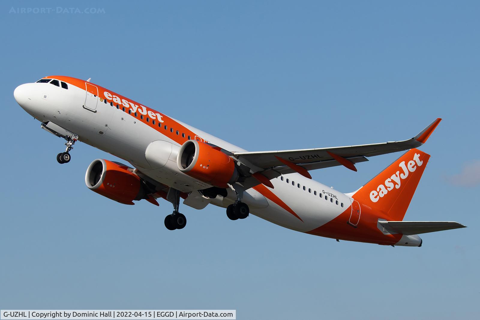 G-UZHL, 2018 Airbus A320-251N C/N 8375, EGGD 15/04/22