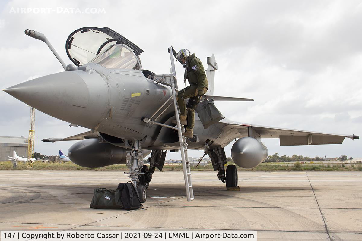 147, Dassault Rafale C C/N 147, Malta International Air Show 2021