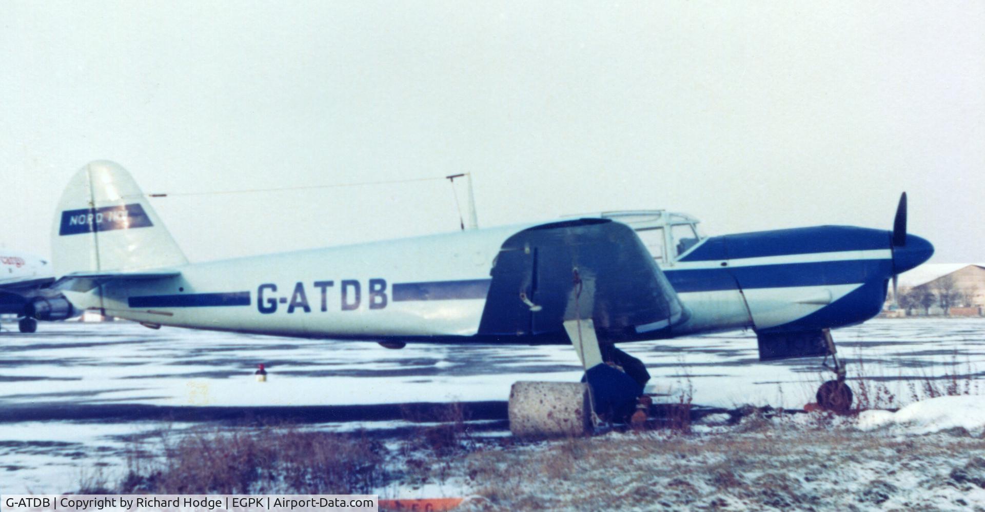 G-ATDB, 1948 Nord 1101 Noralpha C/N 186, Winter 1979