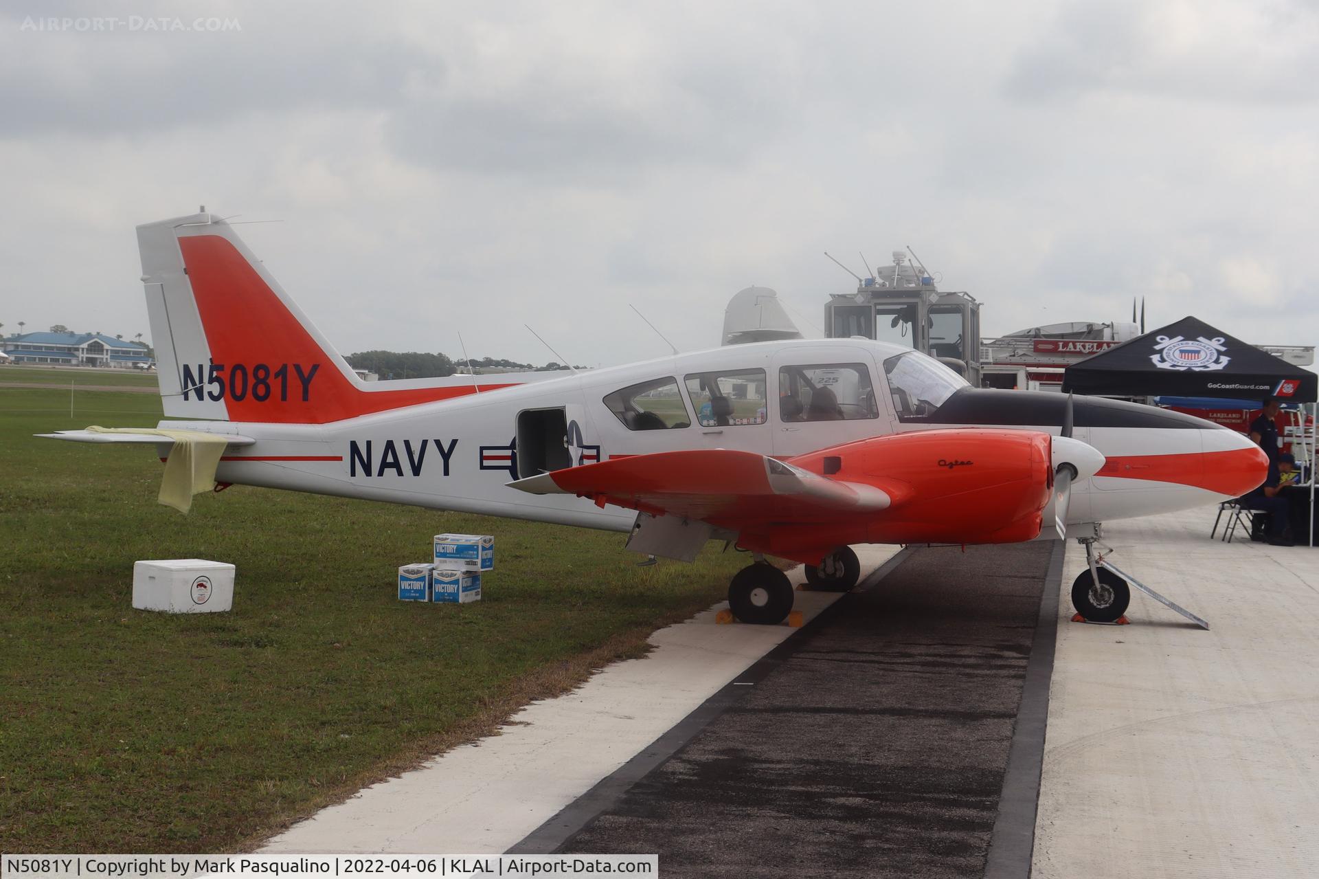 N5081Y, 1962 Piper PA-23-250 C/N 27-2099, Piper PA-23-250