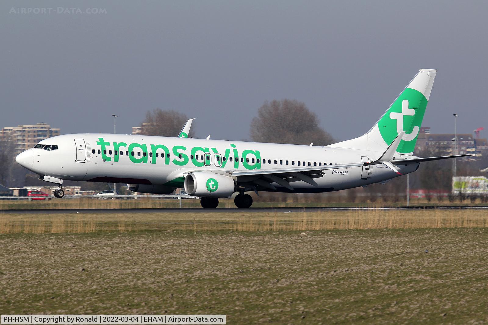 PH-HSM, 2015 Boeing 737-8K2 C/N 42067, at spl
