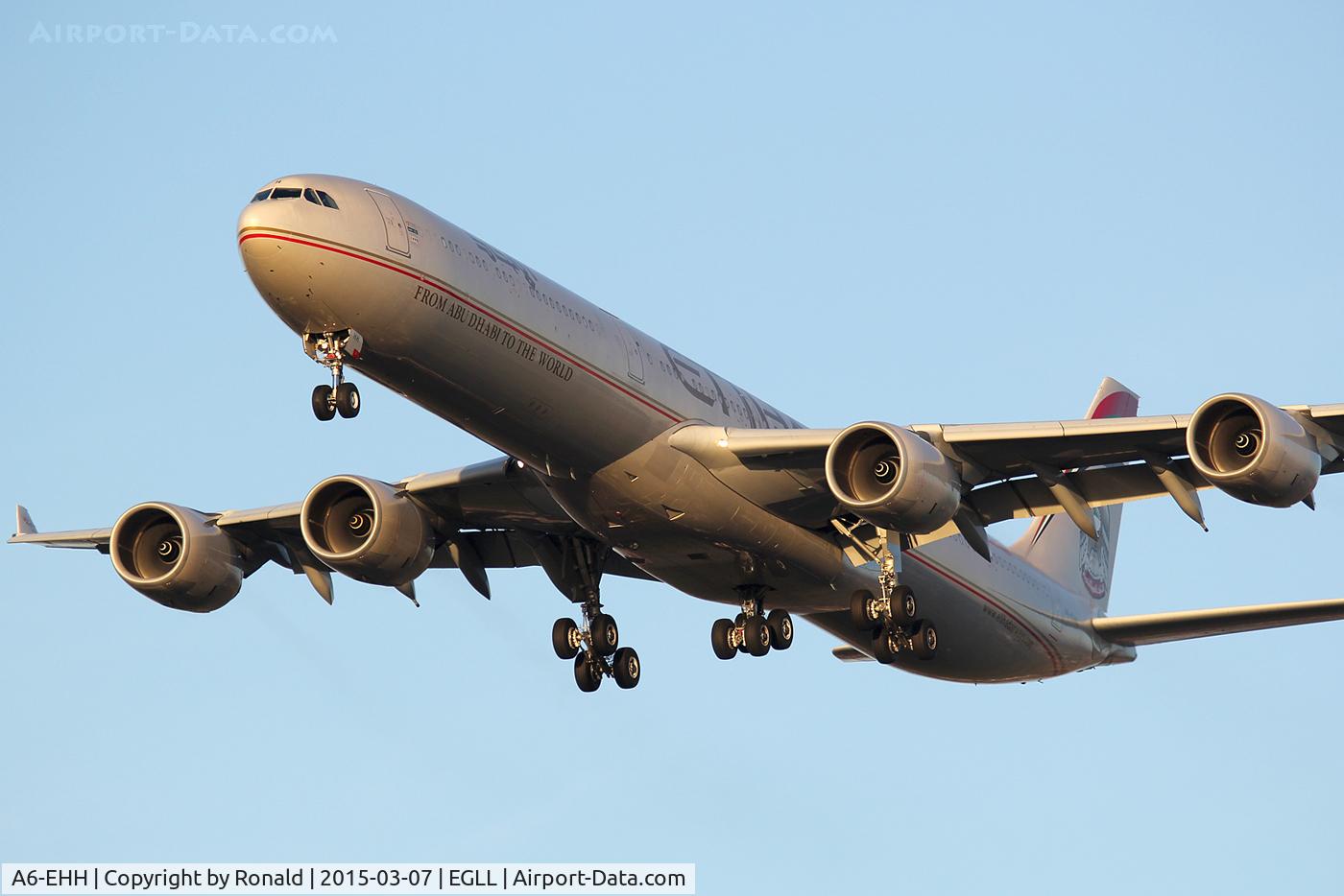 A6-EHH, 2007 Airbus A340-642X C/N 870, at ljhr