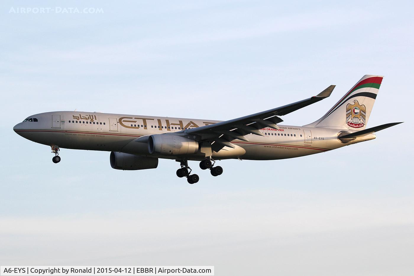 A6-EYS, 2009 Airbus A330-243 C/N 991, at bru