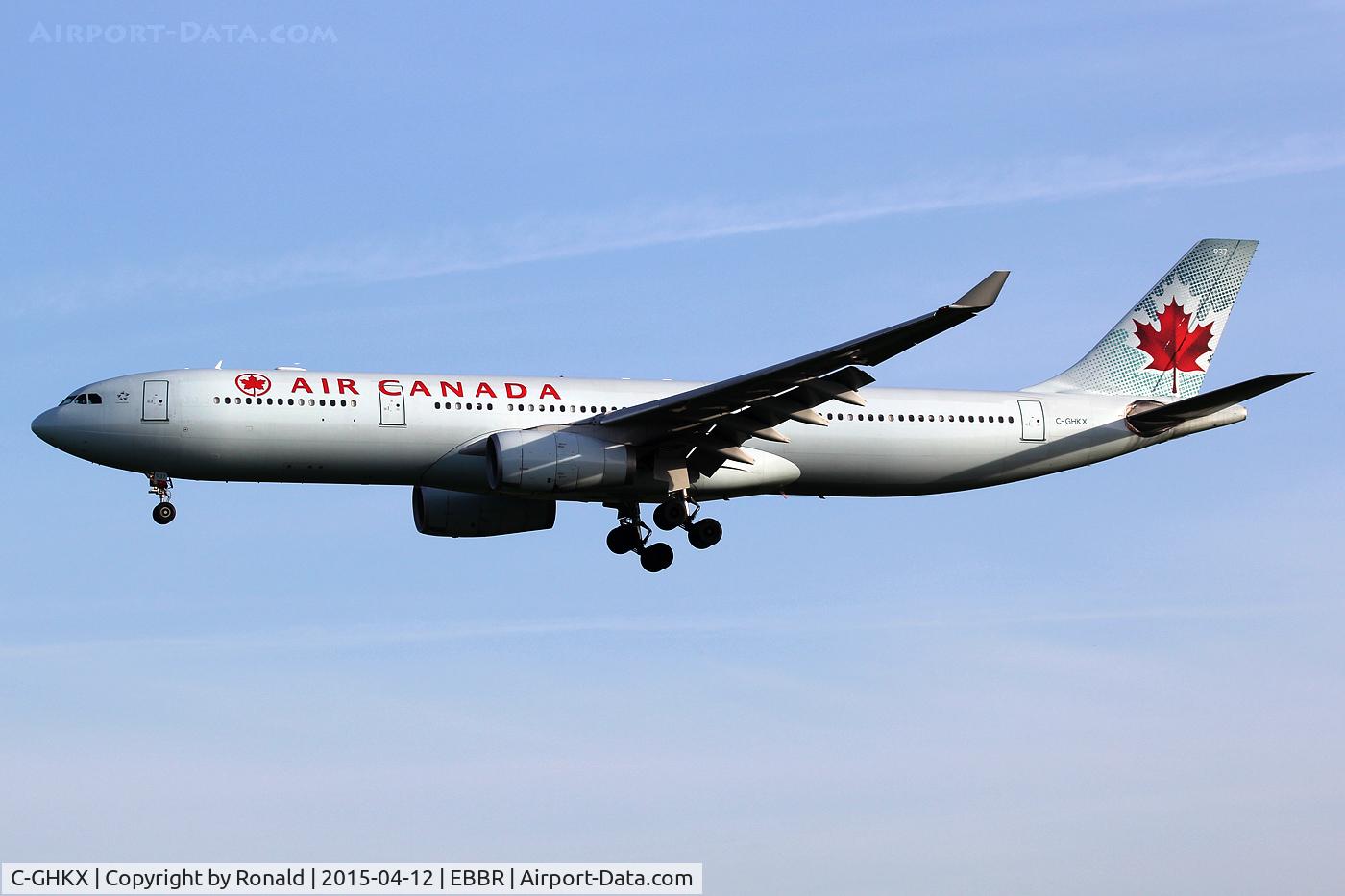 C-GHKX, 2001 Airbus A330-343 C/N 0412, at bru