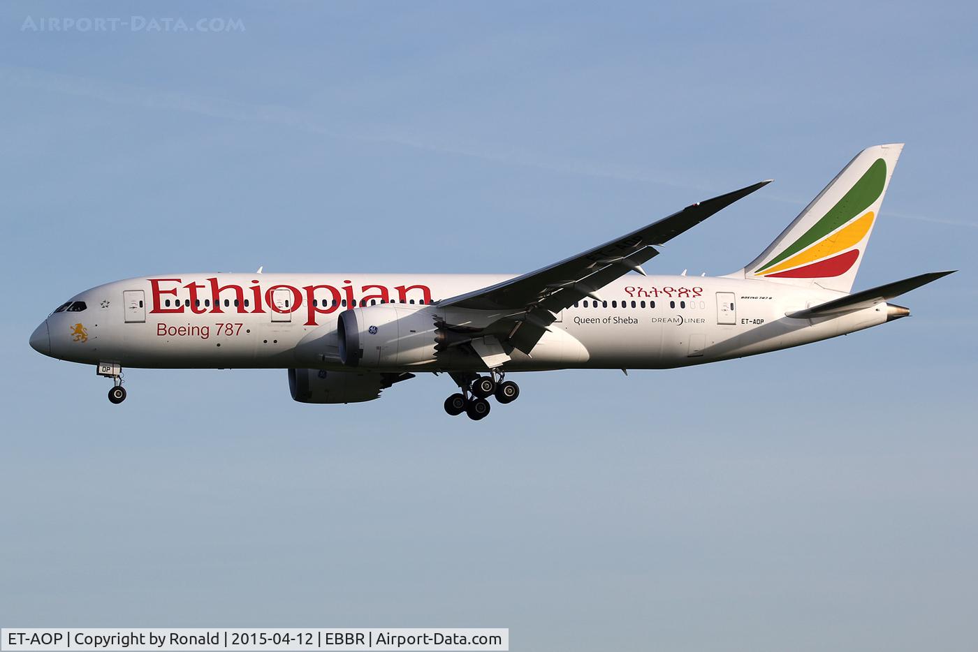 ET-AOP, 2012 Boeing 787-8 Dreamliner C/N 34744, at bru
