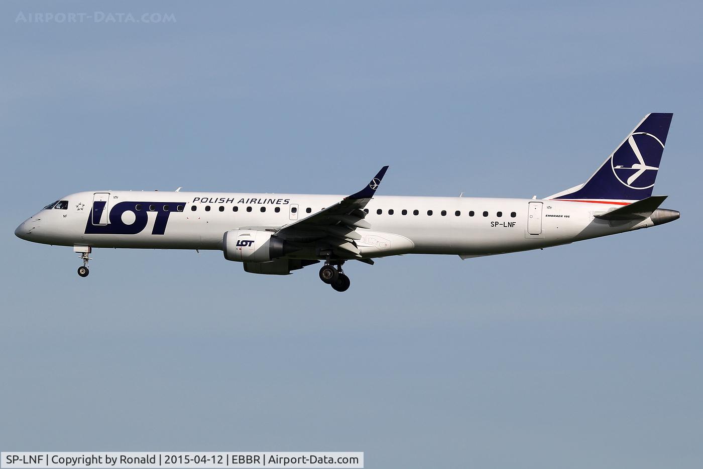 SP-LNF, 2013 Embraer 195LR (ERJ-190-200LR) C/N 19000596, at bru