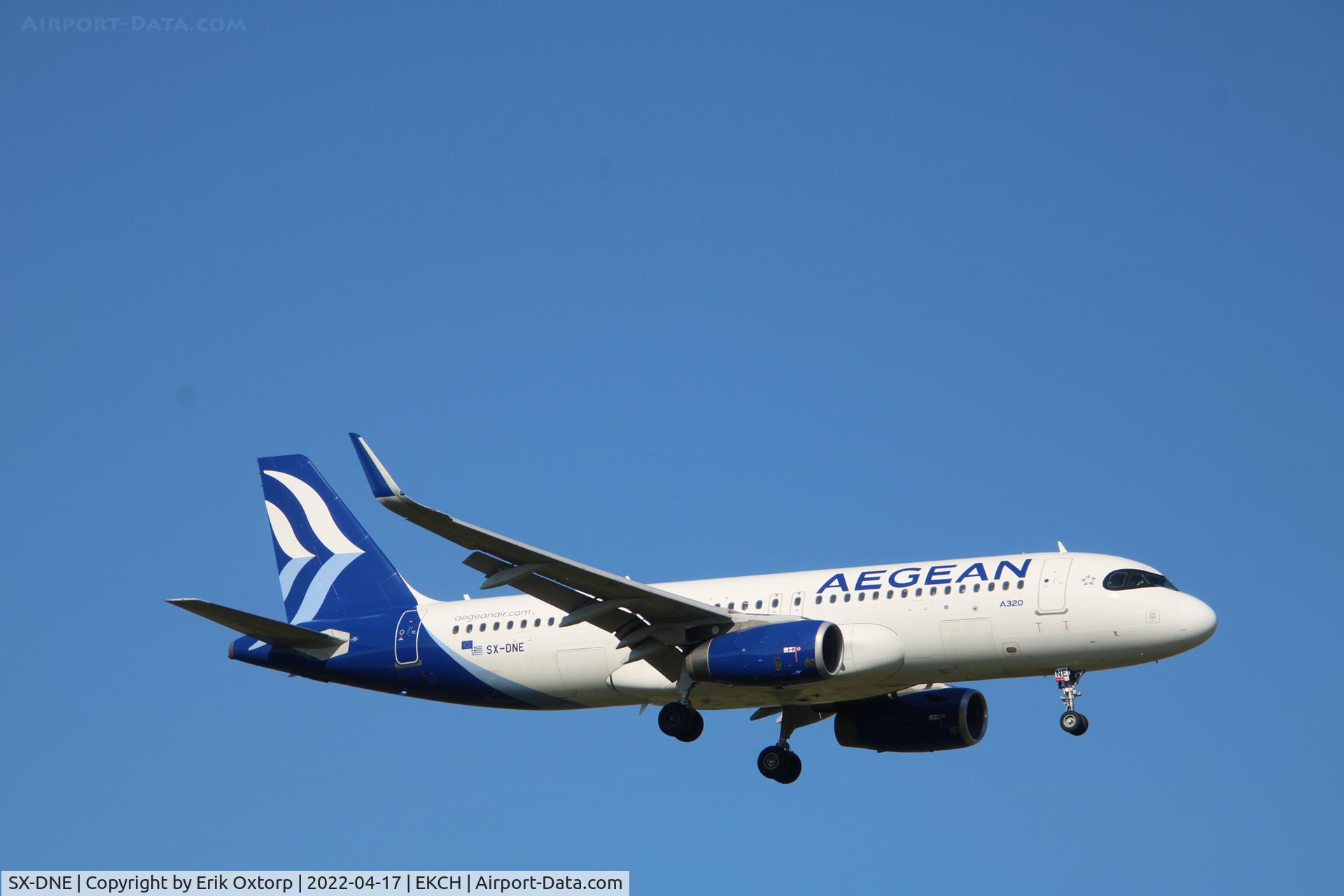 SX-DNE, 2016 Airbus A320-232 C/N 7014, SX-DNE landing rw 04L