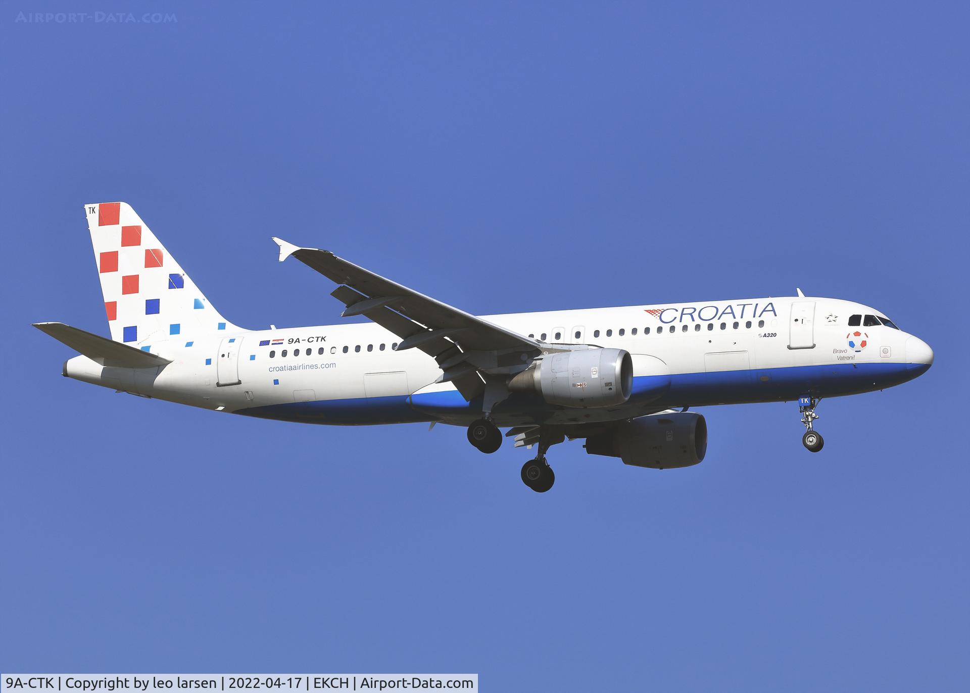 9A-CTK, 2000 Airbus A320-214 C/N 1237, Copenhagen 17.4.2022