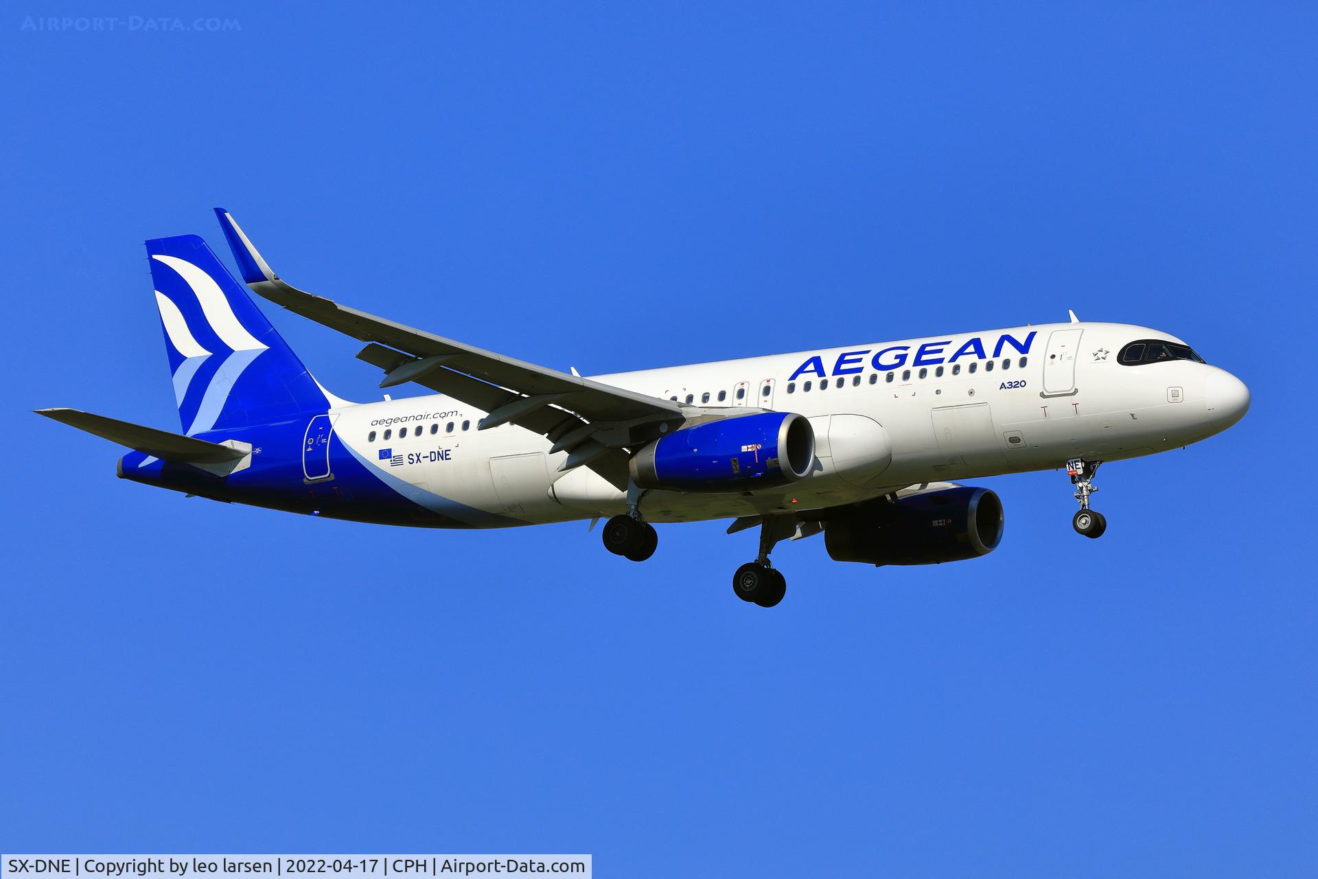 SX-DNE, 2016 Airbus A320-232 C/N 7014, Copenhagen 17.4.2022