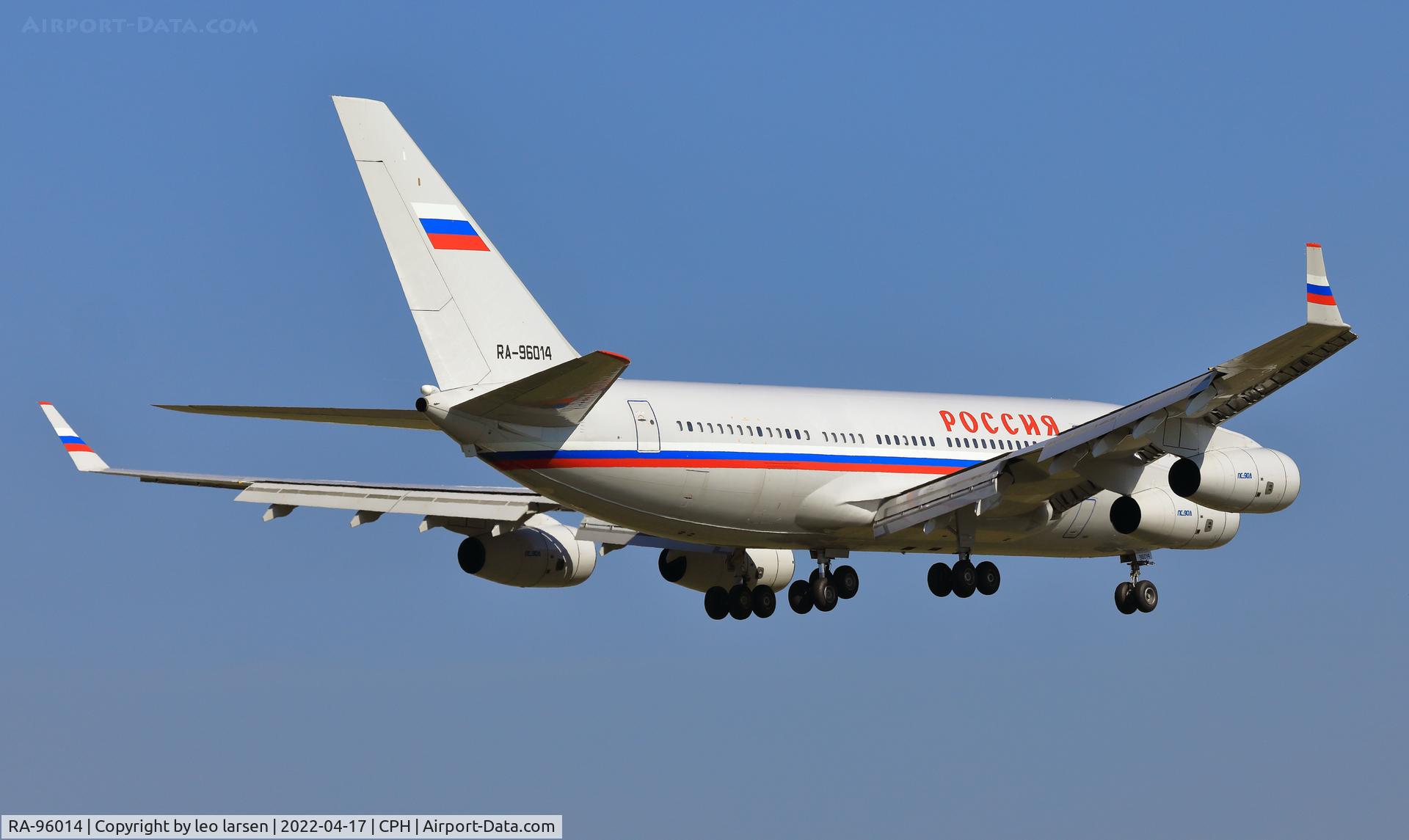 RA-96014, 2004 Ilyushin Il-96-300 C/N 74393202011, Copenhagen 17.4.2022