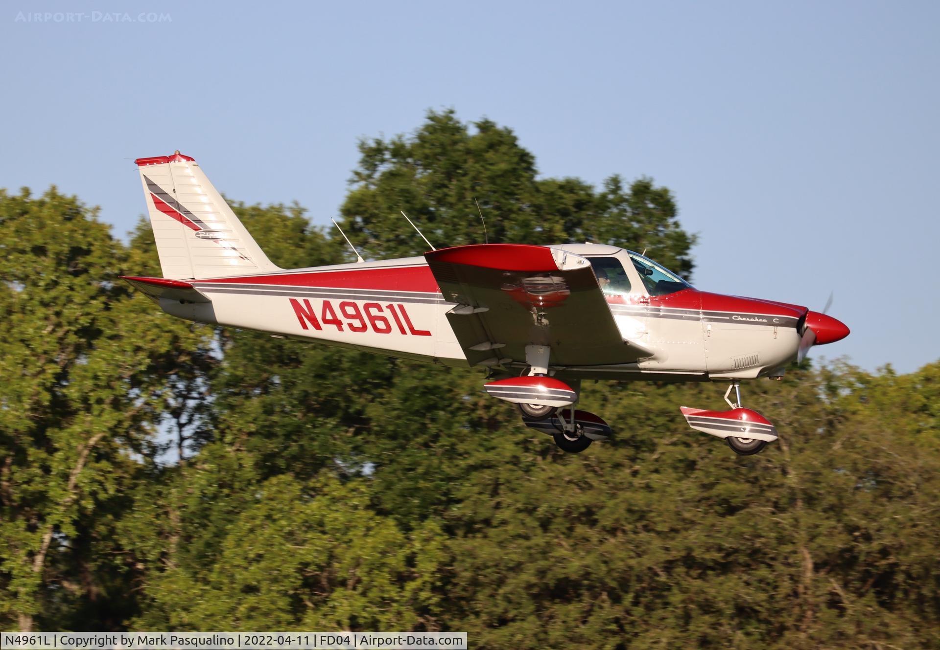 N4961L, 1967 Piper PA-28-180 Cherokee C/N 28-4332, Piper PA-28-180