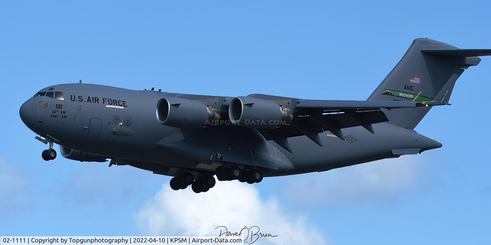 02-1111, 1999 Boeing C-17A Globemaster III C/N P-111, REACH896