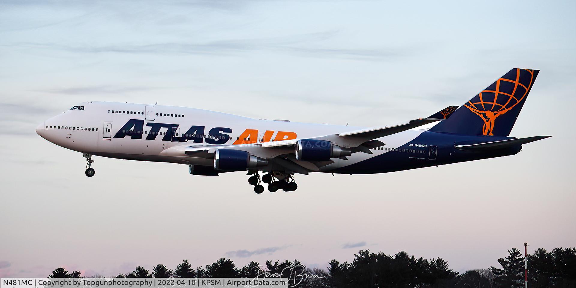 N481MC, 2001 Boeing 747-443 C/N 32339, GIANT481 in for a fuel stop