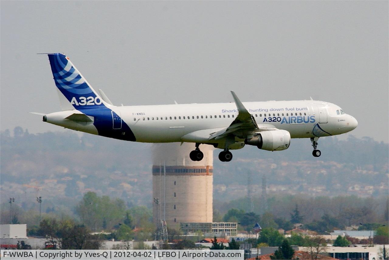 F-WWBA, 1987 Airbus A320-111 C/N 001, Airbus A320-111, On final rwy 14L, Toulouse Blagnac Airport (LFBO-TLS)