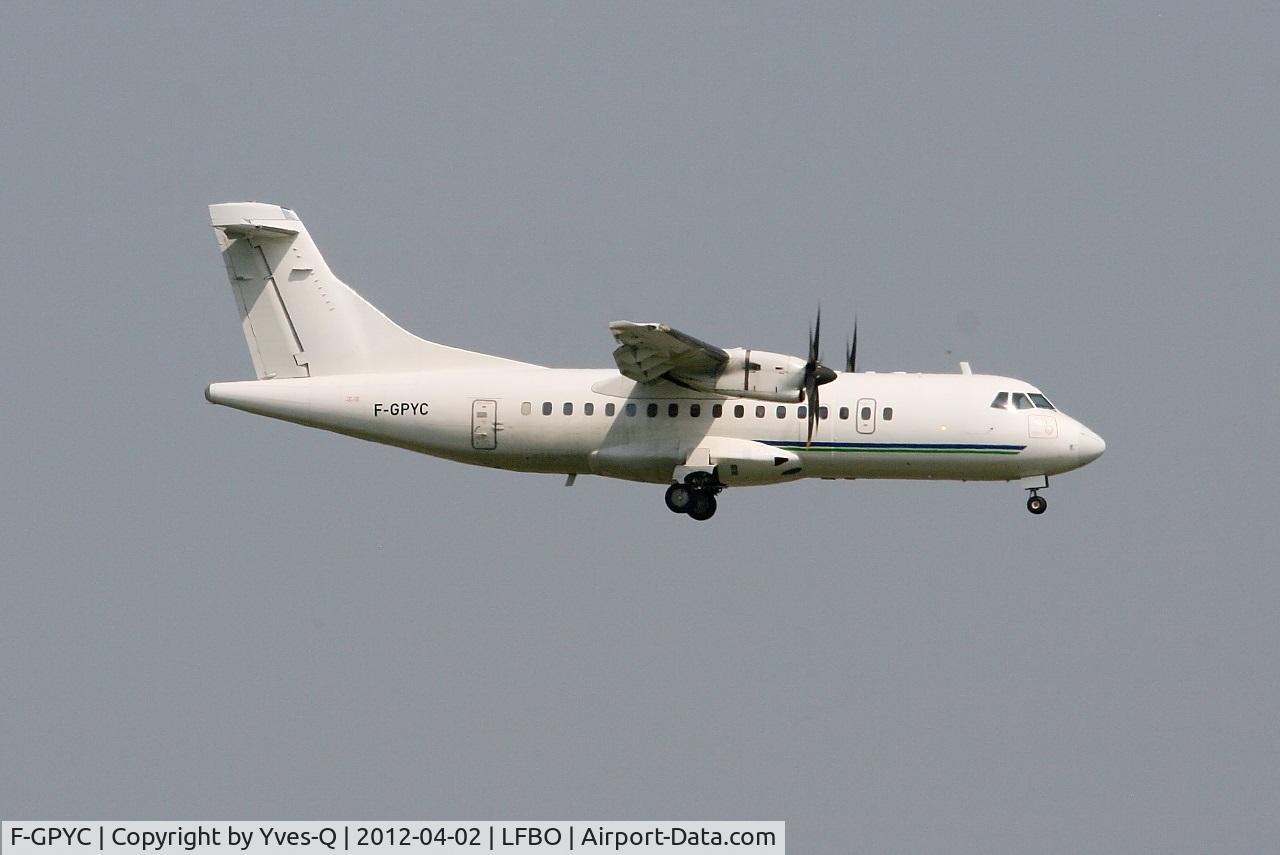 F-GPYC, 1996 ATR 42-500 C/N 484, ATR 42-500, On final rwy 14L, Toulouse Blagnac Airport (LFBO-TLS)