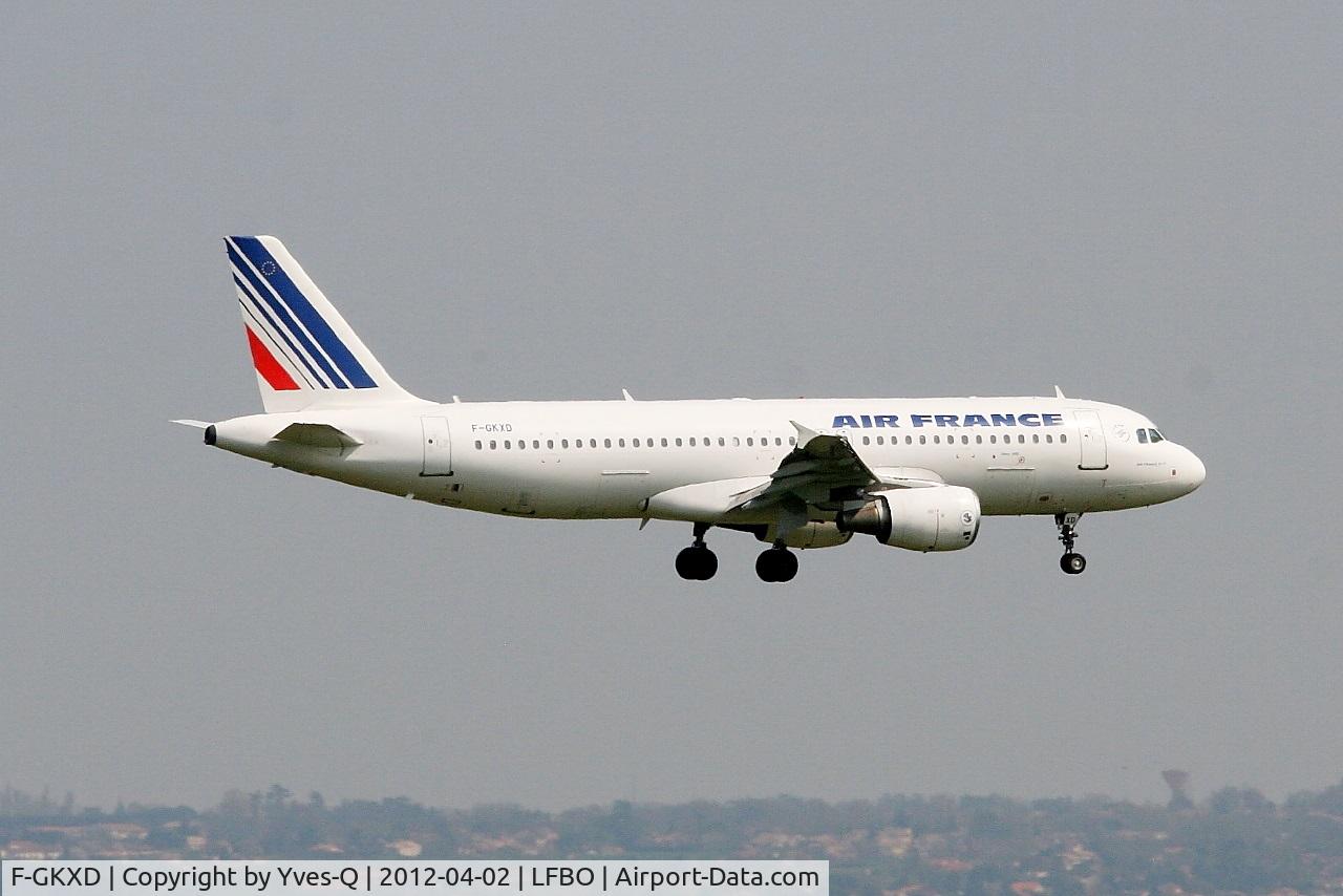 F-GKXD, 2002 Airbus A320-214 C/N 1873, Airbus A320-214, On final rwy 14L, Toulouse Blagnac Airport (LFBO-TLS)