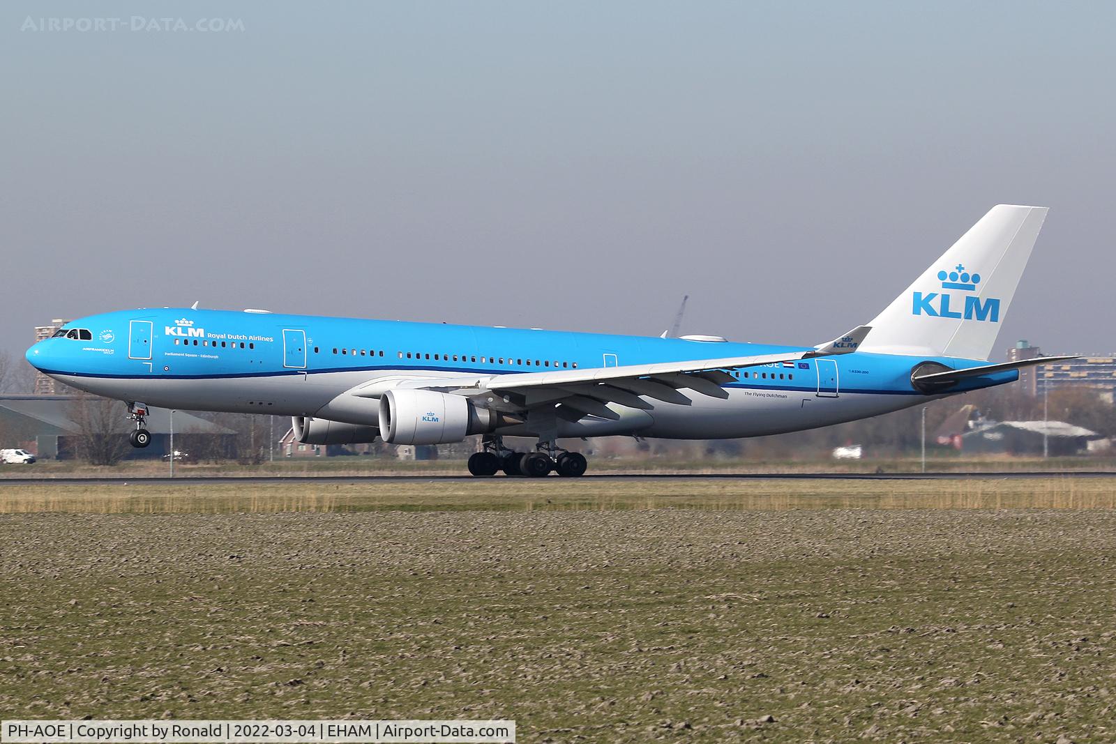 PH-AOE, 2006 Airbus A330-203 C/N 770, at spl