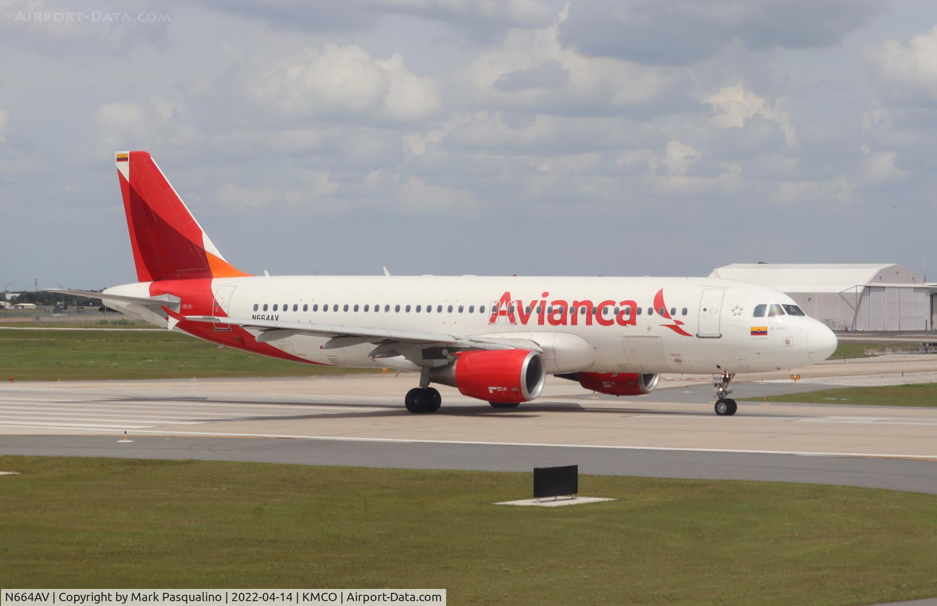N664AV, 2008 Airbus A320-214 C/N 3664, Airbus A320-214
