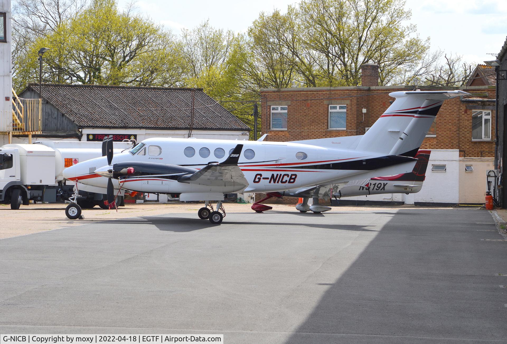 G-NICB, 2019 Beech B200GT King Air C/N BY-352, Beech B200GT King Air 250 at Fairoaks.