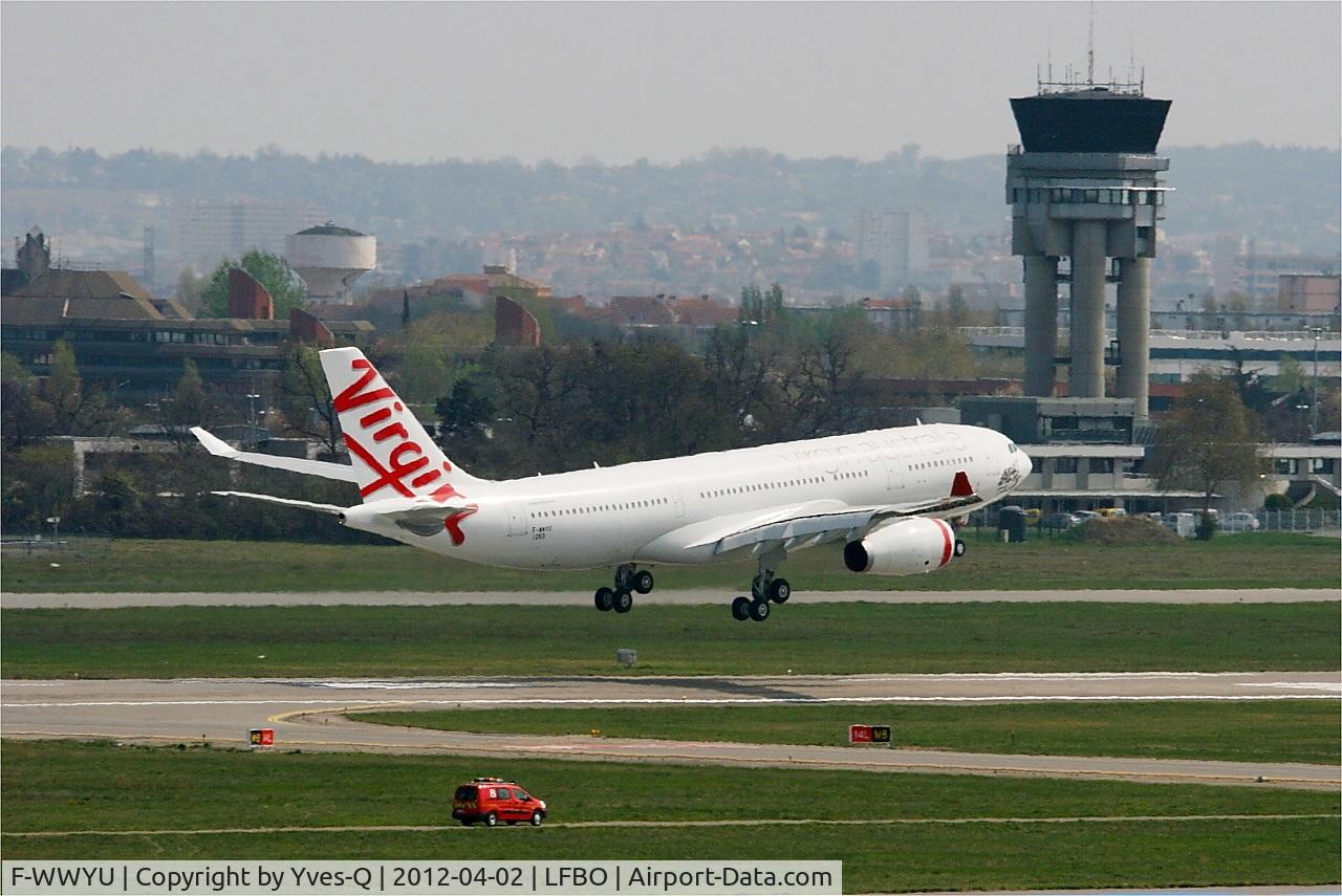 F-WWYU, 2012 Airbus A330-243 C/N 1293, Airbus A330-243 (cn 1293), Landing rwy 14L, Toulouse Blagnac Airport (LFBO-TLS)