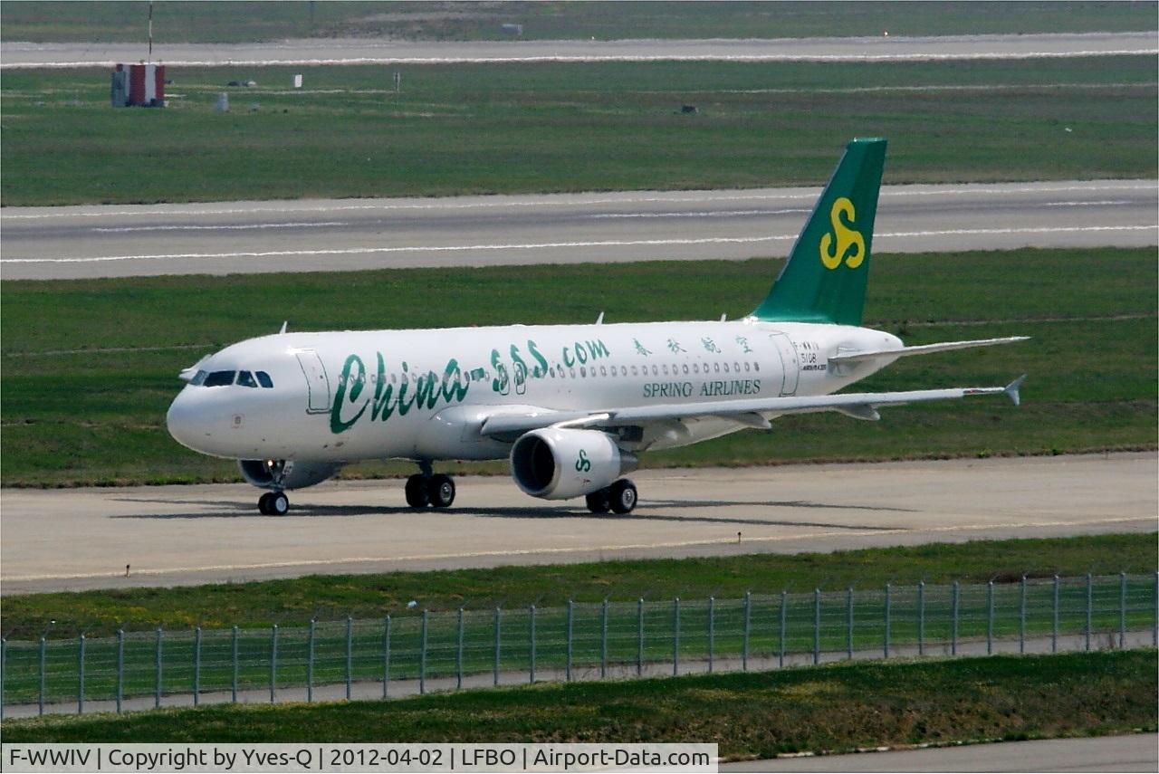 F-WWIV, 2012 Airbus A320-214 C/N 5108, Airbus A320-214, Taxiing, Toulouse-Blagnac Airport (LFBO-TLS)
