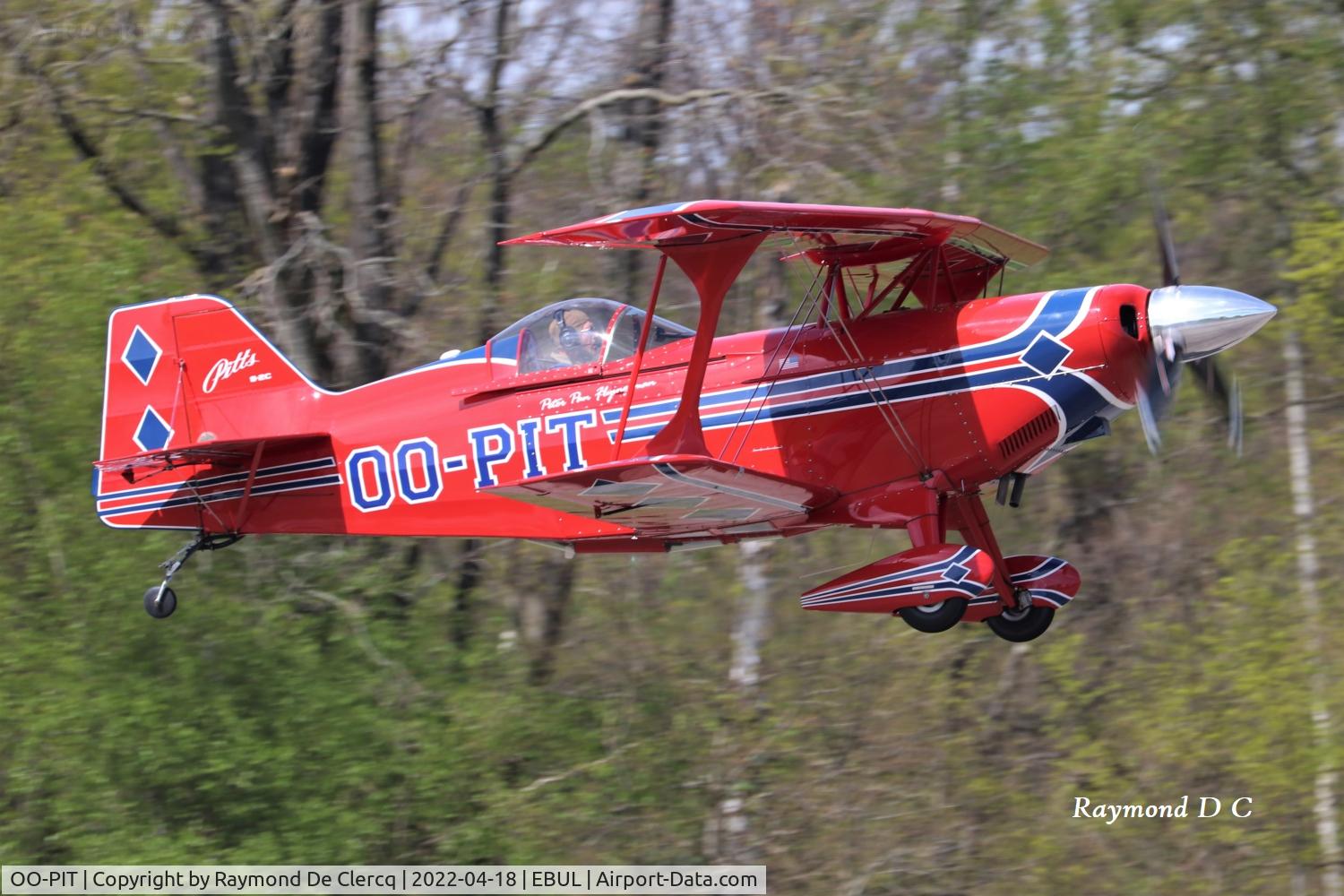 OO-PIT, 2004 Aviat Pitts S-2C Special C/N 6066, Visitor at Ursel.