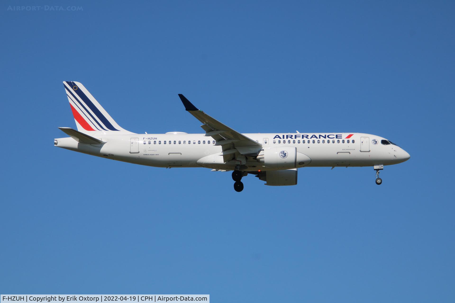 F-HZUH, 2022 Airbus A220-300 C/N 55157, F-HZUH landing rw 04L