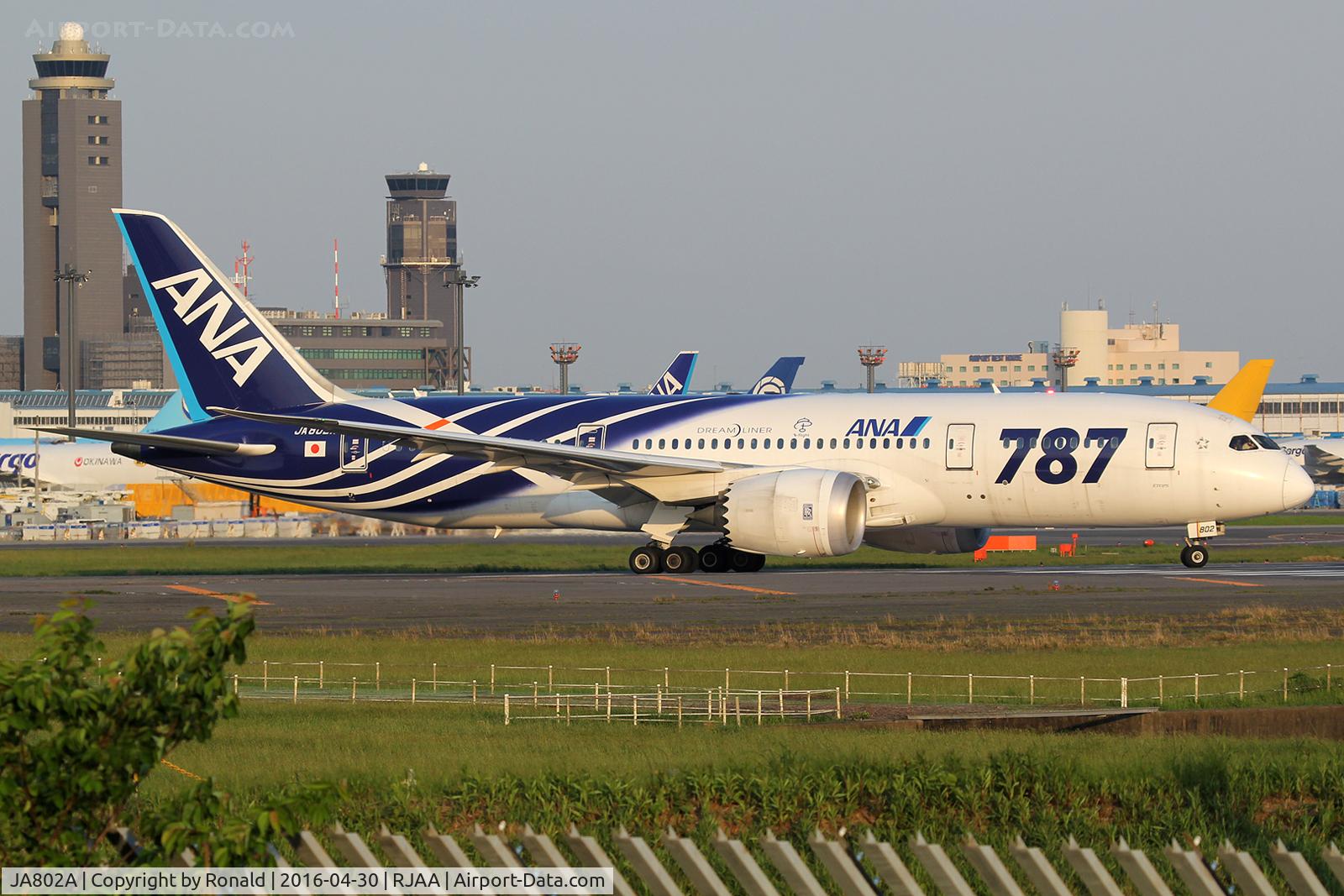 JA802A, 2011 Boeing 787-8 Dreamliner C/N 34497, at nrt