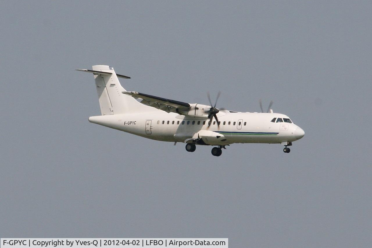 F-GPYC, 1996 ATR 42-500 C/N 484, ATR 42-500, On final rwy 14L, Toulouse Blagnac Airport (LFBO-TLS)
