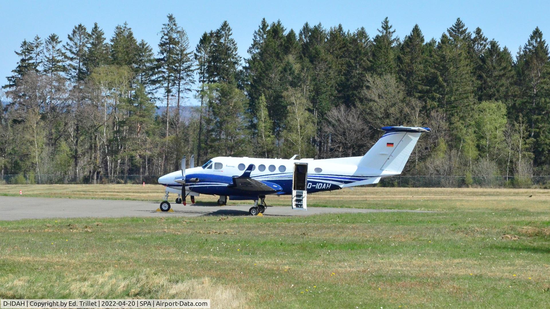 D-IDAH, 1974 Beech E90 King Air C/N LW-101, Seen in Spa-la-Sauvenière (B) apr.20 2022