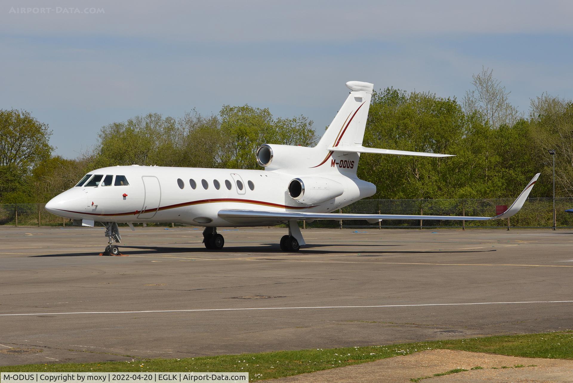 M-ODUS, 2000 Dassault Falcon 50EX C/N 286, Dassault Falcon 50EX at Blackbushe.