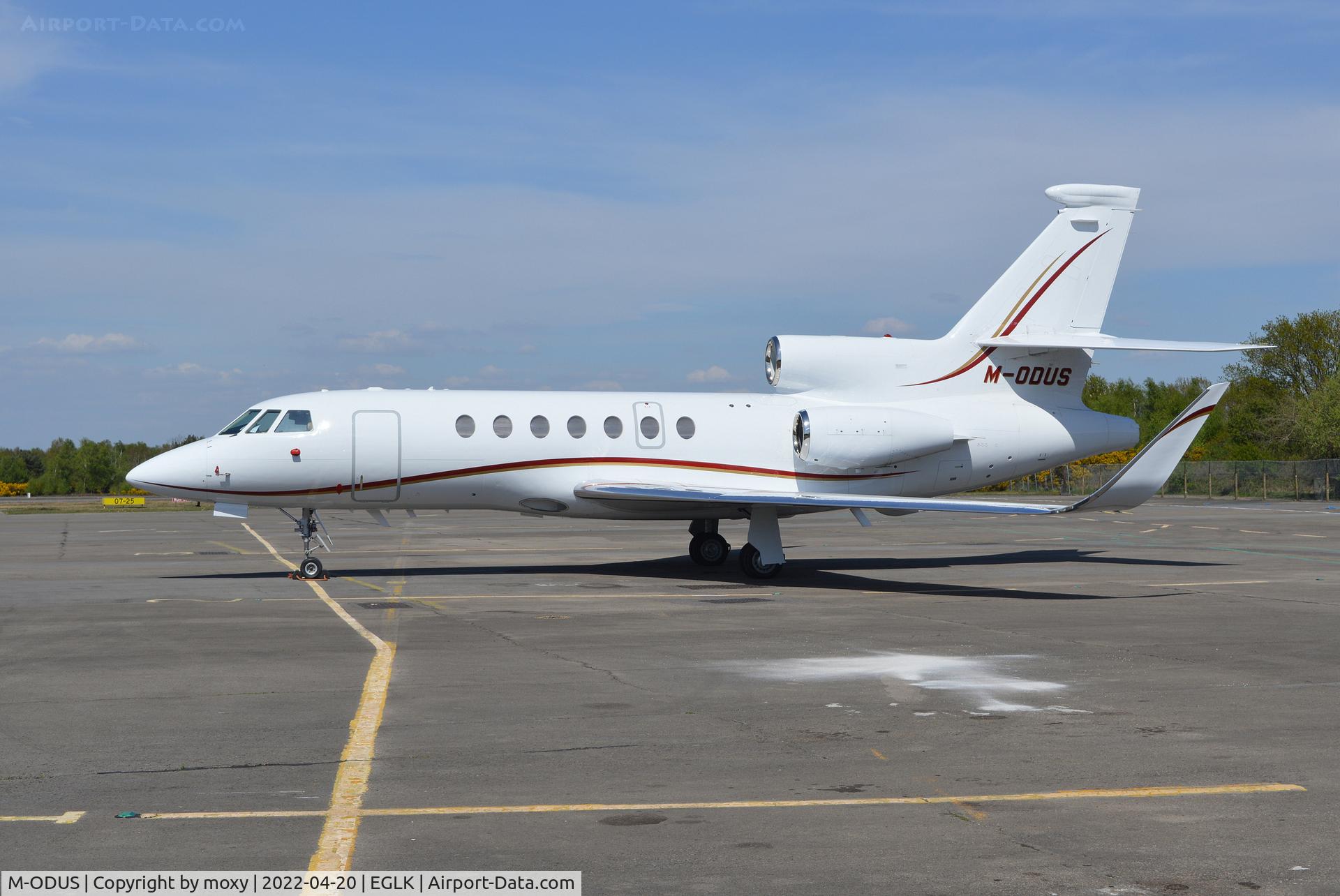 M-ODUS, 2000 Dassault Falcon 50EX C/N 286, Dassault Falcon 50EX at Blackbushe.