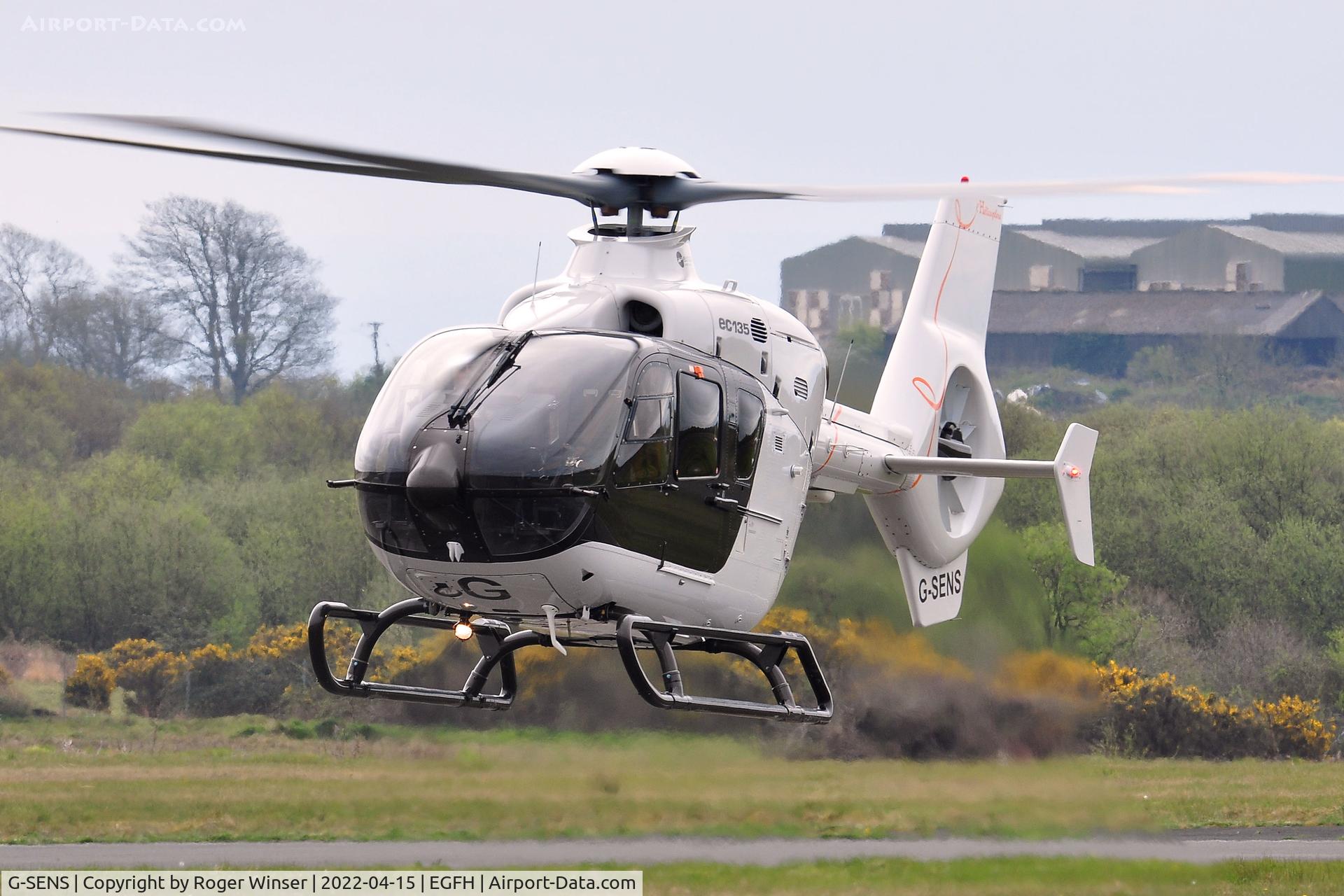 G-SENS, 2009 Eurocopter EC-135T-2+ C/N 0833, Visiting helicopter operated by Capital Air Charter.