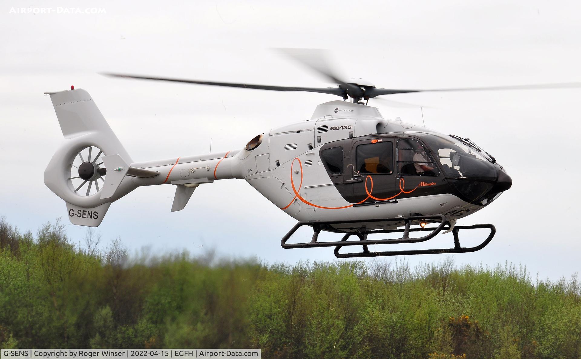 G-SENS, 2009 Eurocopter EC-135T-2+ C/N 0833, Visiting helicopter operated by Capital Air Charter.