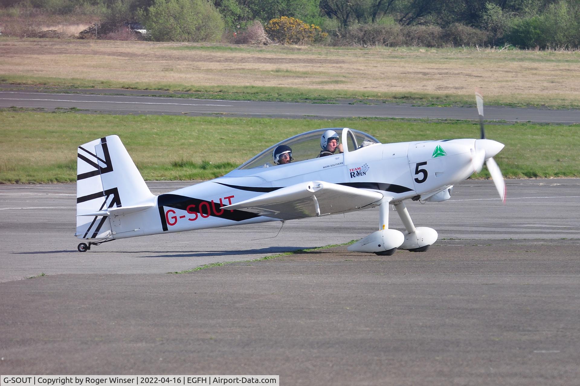 G-SOUT, 2006 Vans RV-8 C/N PFA 303-13295, Raven 5 in Team Raven.