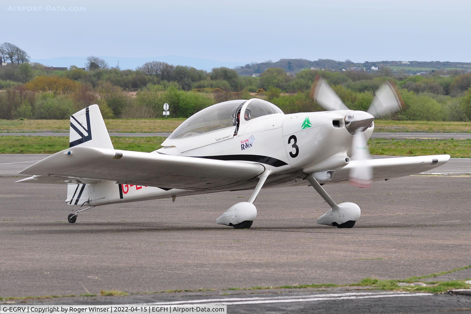 G-EGRV, 2007 Vans RV-8 C/N PFA 303-13639, Raven 3 in Team Raven.