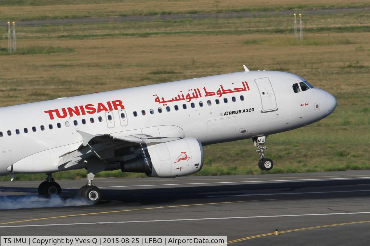 TS-IMU, 2013 Airbus A320-214 C/N 5474, Airbus A320-214, Landing rwy 14R, Toulouse-Blagnac airport (LFBO-TLS)