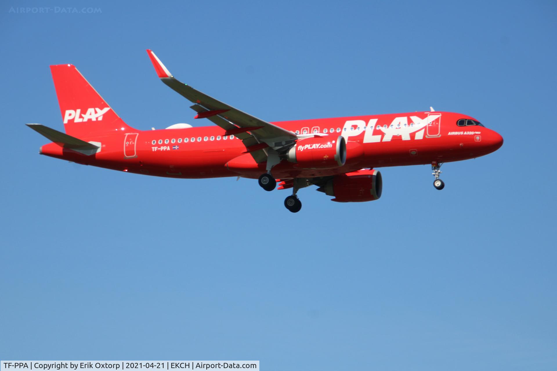 TF-PPA, 2021 Airbus A320-251N C/N 9357, TF-PPA landing rw 04L