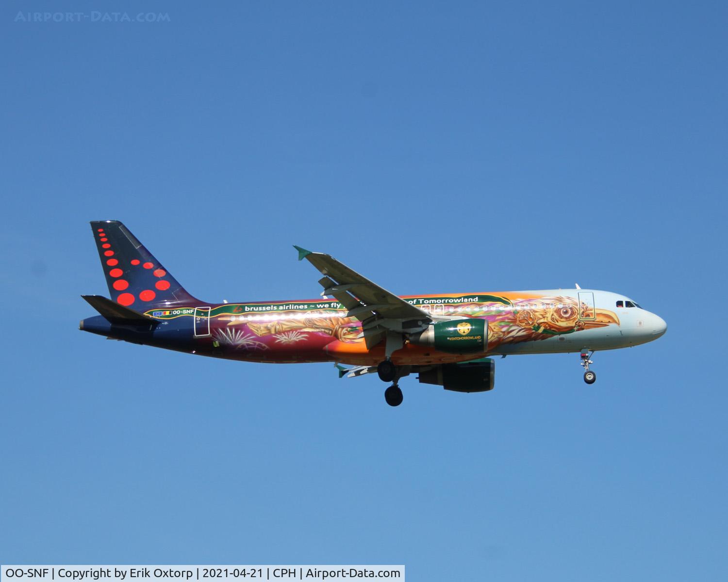 OO-SNF, 2006 Airbus A320-214 C/N 2810, OO-SNF landing rw 04L